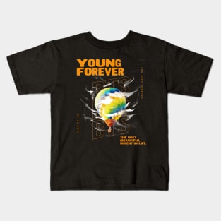 young forever bts Kids T-Shirt